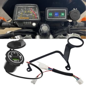 Fast charger Type-c PD USB Port Kit Fits YAMAHA TW200 2009-CURRENT - Picture 1 of 8