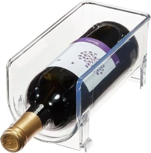 mDesign Wine Rack, Water Bottle Storage Organizer Holder, Stackable - Picture 1 of 3
