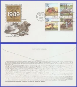 USA5 #2434-37 U/A ARTMASTER FDC BL4 Traditional Mail Delivery - Bild 1 von 1