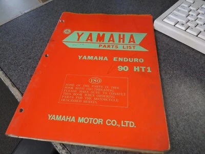Lista de piezas de fábrica Yamaha 1970 Enduro HT1 90cc Foto 1 de 4