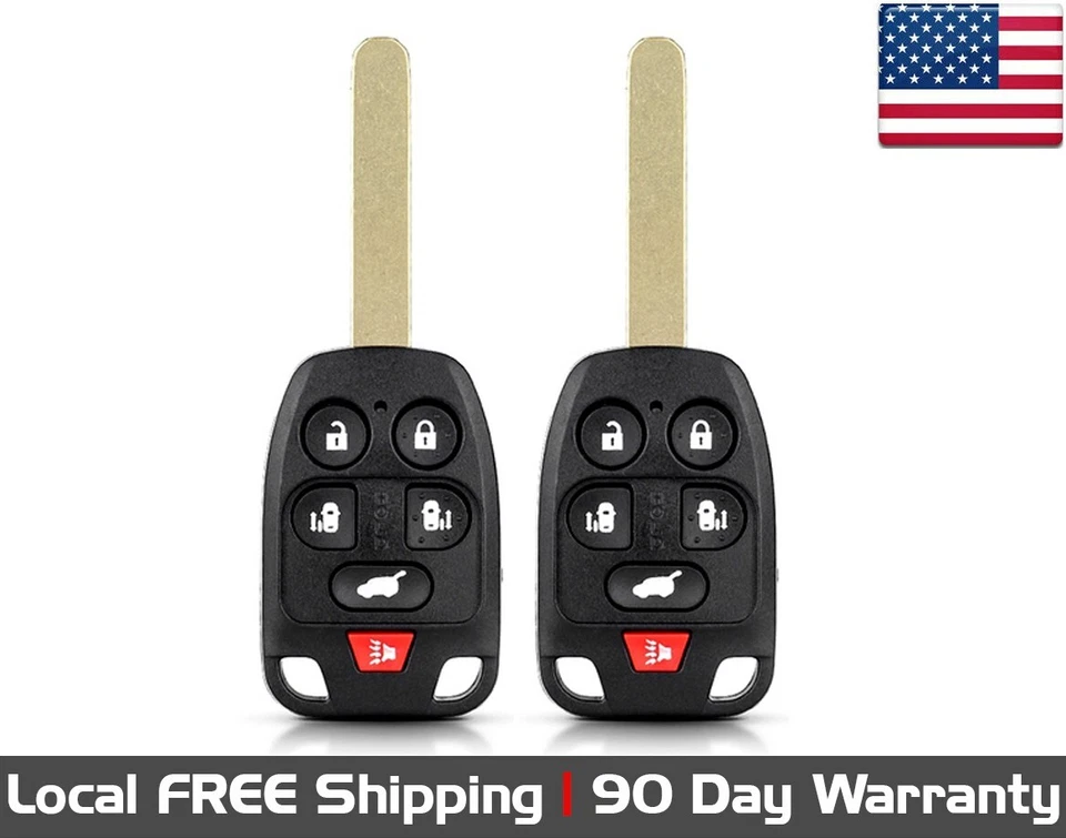 2x New Replacement Key Fob for Select 2011 2012 2013 Honda Odyssey 315 MHz - Image 1 of 4