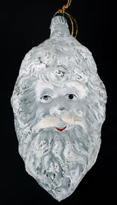 Adorno de Navidad Cabeza de Santa Cabeza de Vidrio Figura Alemán Krebs - Imagen 1 de 11