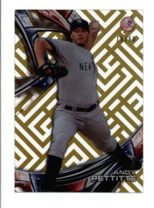 ANDY PETTITTE 2015 TOPPS HIGH TEK #HT-APE GOLD PARALLEL #15/60 BC4390