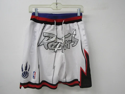 JUST DON TORONTO RAPTORS 1998-99 WHITE SHORTS-  SZ S Cover