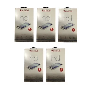 NEW 5-PACK Zagg Invisible Shield HD Samsung GALAXY NOTE 4 Screen Protector N910 - Picture 1 of 4