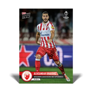 Topps Now UEL 2022-2023 - Tarjeta 005 - Aleksandar Dragovic - Estrella Roja Belgrado - Imagen 1 de 2