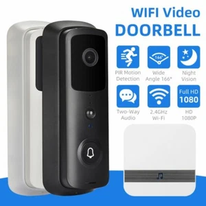 Wireless Door Bell WiFi Video Smart Doorbell Intercom Ring Security Phone Camera - Picture 1 of 14