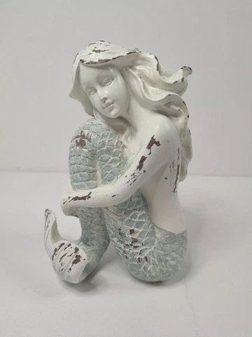 Architectural Salvage Mermaid Statue Ocean Lady Finely Detailed Nautical Figure Cover