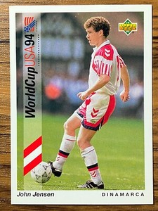 Upper Deck 1993 World Cup USA Soccer Card #48 John Jensen Denmark