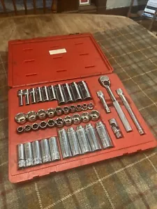 Mac SAE Metric 44Pc 3/8" Drive General Service Set Ratchet Socket Case - Bild 1 von 12