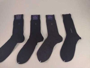 4 x Calcetines para hombre - Calcetines con logotipo de diseñador Nino Cerruti - Importación de Japón - Imagen 1 de 10