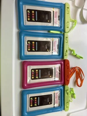 4 Pack  Waterproof Phone Bag Pouch Underwater Cell Phone Case Cover Dry - Image 1 of 4