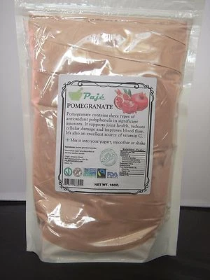 PAJE POWDER POMEGRANATE powder 16oz - 1lb ANTIOXIDANT MAXIMUS , gluten free, non-GMO PAJE
