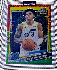 2023 Donruss Optic Keyonte George Rated Rookie Choice Red And Green #223 SSP - Picture 1 of 2