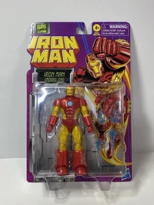 Hasbro Marvel Legends Retro Card Iron Man Modell 09 6" Figur Neu Versiegelt - Bild 1 von 24