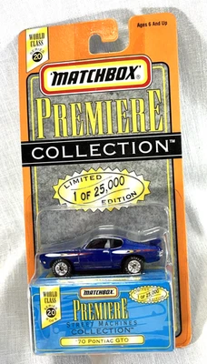 Matchbox Premiere Street Machines Collection '70 Автомобиль Pontiac GTO 1997 - Изображение 1 из 3