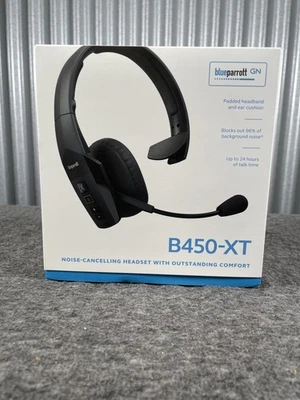 BlueParrott B450-XT Bluetooth Noise Cancelling Wireless Headset Mic New Sealed - Image 1 of 4