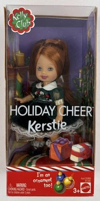 New 2002 Mattel Kelly Club Christmas Holiday Cheer Kerstie holding Gift doll - Image 1 of 4