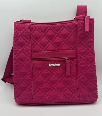 Bolso Bandolera Vera Bradley Hipster Rosa Fucsia Acolchado Bolso de Mano - Nuevo sin Etiquetas Foto 1 de 4