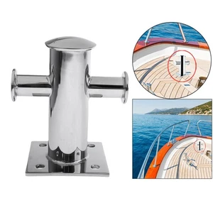 Heavy Duty- 304 Stainless Single Mooring Bitt Bollard Cleat- - Picture 1 of 7