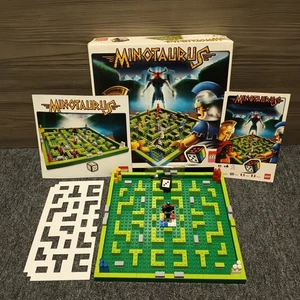 Complete Set 3841 Lego Minotaurus Board Game Defeat the Minotaur Maze Gladiator - Picture 1 of 14