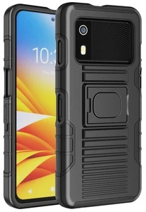 Hybride Robuste Étui avec Anneau Prise Pied pour Zebra EM45 RFID Mobile - Noir - Photo 1 sur 6