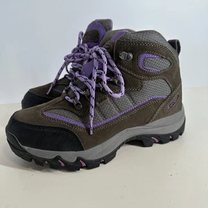 Hi-Tec 9022W Skamania Dri-Tec Waterproof Lace-Up Hiking Boots Gray Purple SZ 7.5 - Picture 1 of 11