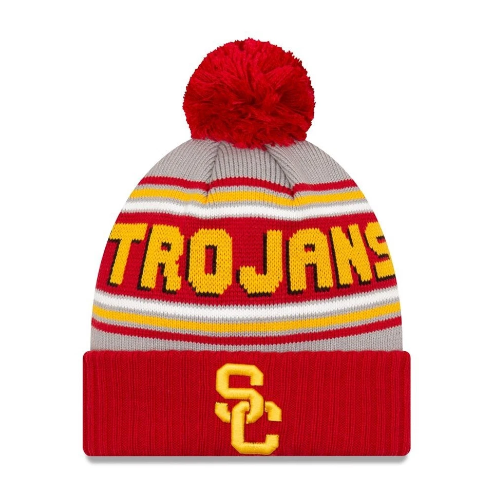 NCAA Authentic NEW New Era USC Trojans Cold Weather Sport Knit Beanie - Image 1 of 1