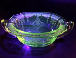 4 Vintage Anchor Hocking Topaz Yellows Princess Depression Glass Sugar Bowls - Picture 1 of 9