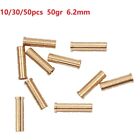 10/30/50pcs Archery Arrow Insert Copper Brass Bar Weight ID 6.2mm Arrow Shafts