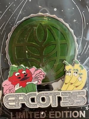Disney Parks WDI Epcot Center 35th Anniversary Kitchen Kabaret Pin LE 250 Banana - Image 1 of 2
