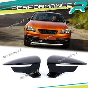 Tapas espejos retrovisores exteriores negras para SEAT León 5F 12+ Arona Ibiza KJ 6F 2017+ - Imagen 1 de 12