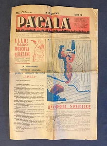 Giornale magazine PACALA satira Romania 1941 Păcală Pantazi Ghica - Picture 1 of 2