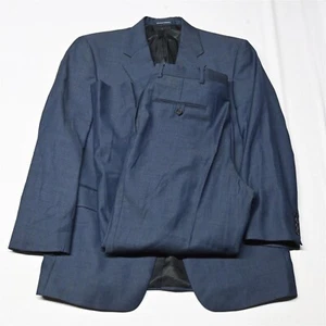 Daniel Cremiuex 40S 34x30 Blue Loro Piana Wool Mens Jacket Pants Suit - Picture 1 of 12