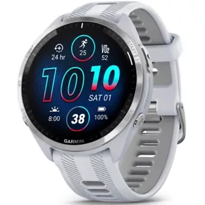 Reloj GPS Garmin Forerunner 965. Piedra blanca/gris polvo - Imagen 1 de 4