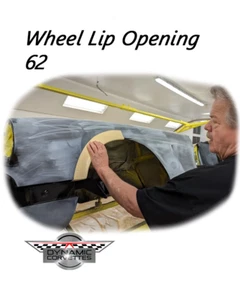 1962 Corvette Front Wheel Lip Opening - Hand Layed Fiberglass - Passenger Side - Picture 1 of 3