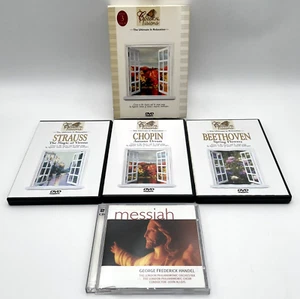 Messiah 2CDs by Handel & Classical Visions The Ultimate in Relaxation DVD 3 pack - Picture 1 of 9