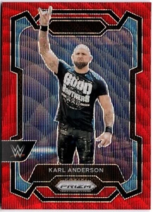Karl Anderson 2024 Panini Prizm WW Red Wave Prizm #196 WWE Smackdown - Bild 1 von 2