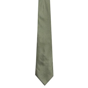 Perry Ellis Portfolio Men's 100% Silk Plaids Green Neck Tie Classic 3 3/4" x 58" - Picture 1 of 2