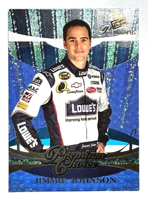 HOF'er JIMMIE JOHNSON 2005 Press Pass Premium PREMIUM CHOICE Racing Card #74 - Image 1 of 2