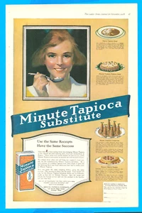 1918 Minuti Tapioca sostituzione stampa annuncio zuppa insalata ricetta cottura cottura - Foto 1 di 4