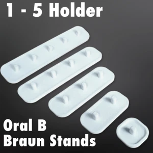 Toothbrush stand/holder for Braun Oral B for 5, 4, 3, 2, 1 electric toothbrushes - Picture 1 of 6
