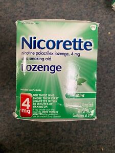 Nicorette Lozenge 4mg Mint 144 Lozenges Exp 2024
