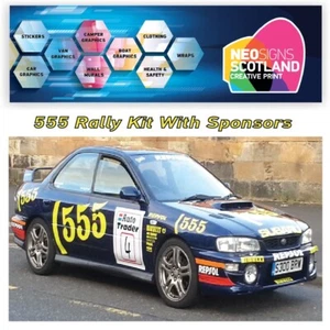 Rallye-Kit 5 mit Sponsoren Grafik Aufkleber Abziehbilder Rennwagen Vinyl Made in UK - Bild 1 von 9