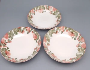 3 tazones de cereal de postre cupé de sopa vintage Nikko PRECIOSO de Dena de 6 3/4" - Imagen 1 de 5