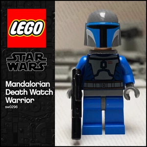ORIGINALE LEGO Star Wars Minifigure Mandaloriano Orologio della Morte Guerriero sw0296 7914 - Foto 1 di 4
