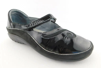 Zapatos planos Mary Jane charol negro MATAI talla 7 38 NAOT Foto 1 de 4