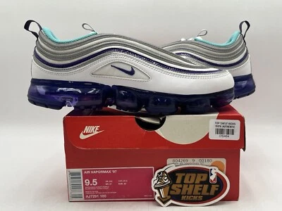 New Nike Air Vapormax 97 Grape 2018 Size 9.5 Authentic Rare Athletic Aqua   - Image 1 of 4