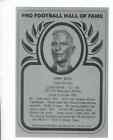  1981 Set #1 Pro Football Hall Of Fame Metallic Card  Sammy Baugh 