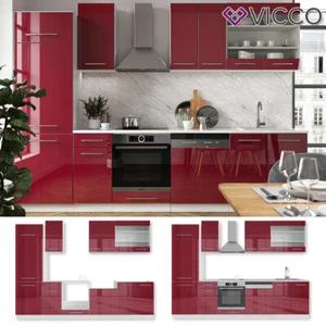 bloque de cocina cocina integrada 240cm Fame-Line buredos alto brillo Vicco - Imagen 1 de 8